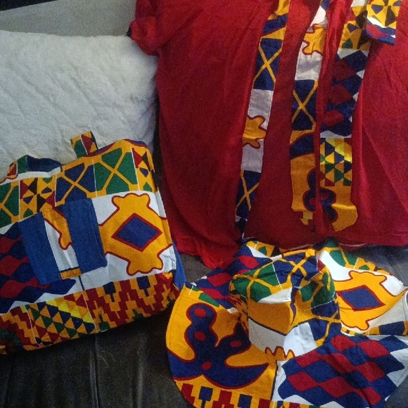 Colorful African Print Set - Picture 1 of 4